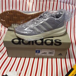 Adidas Light Gray Running Shoes